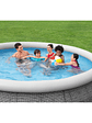 Piscina Bestway Redonda Fácil Armado FastSet con Filtro Gris 3.66MX76cm - Miniatura 3