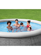 Piscina Bestway Redonda Fácil Armado FastSet con Filtro Gris 3.66MX76cm - Miniatura 5