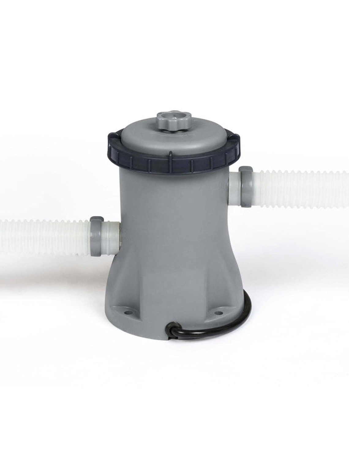 Piscina Bestway Redonda Fácil Armado FastSet con Filtro Gris 3.66MX76cm 7