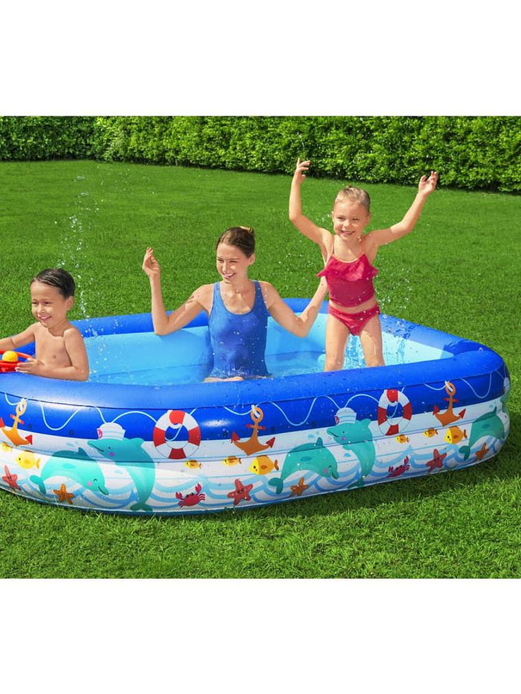 Piscina Inflable Bestway Con Toldo Desmontable 213x155x132cm 8
