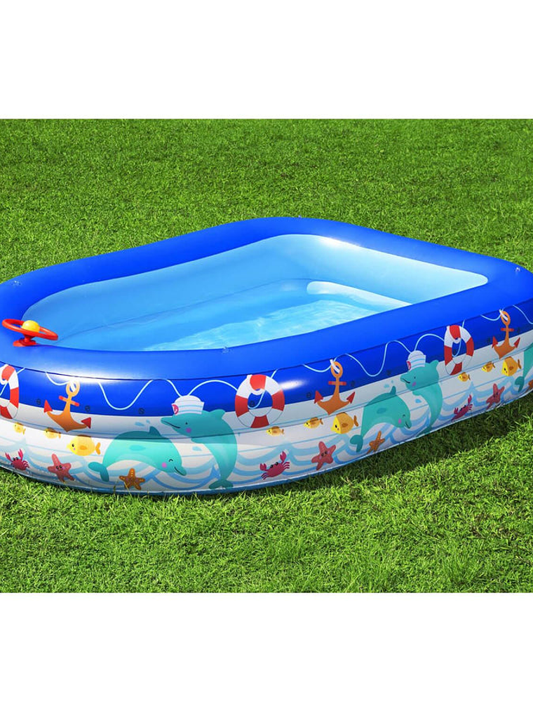 Piscina Inflable Bestway Con Toldo Desmontable 213x155x132cm 9