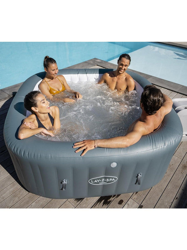 Hot Tub Jacuzzi Inflable Hawaii Hidromasaje 6 Pers Bestway 13