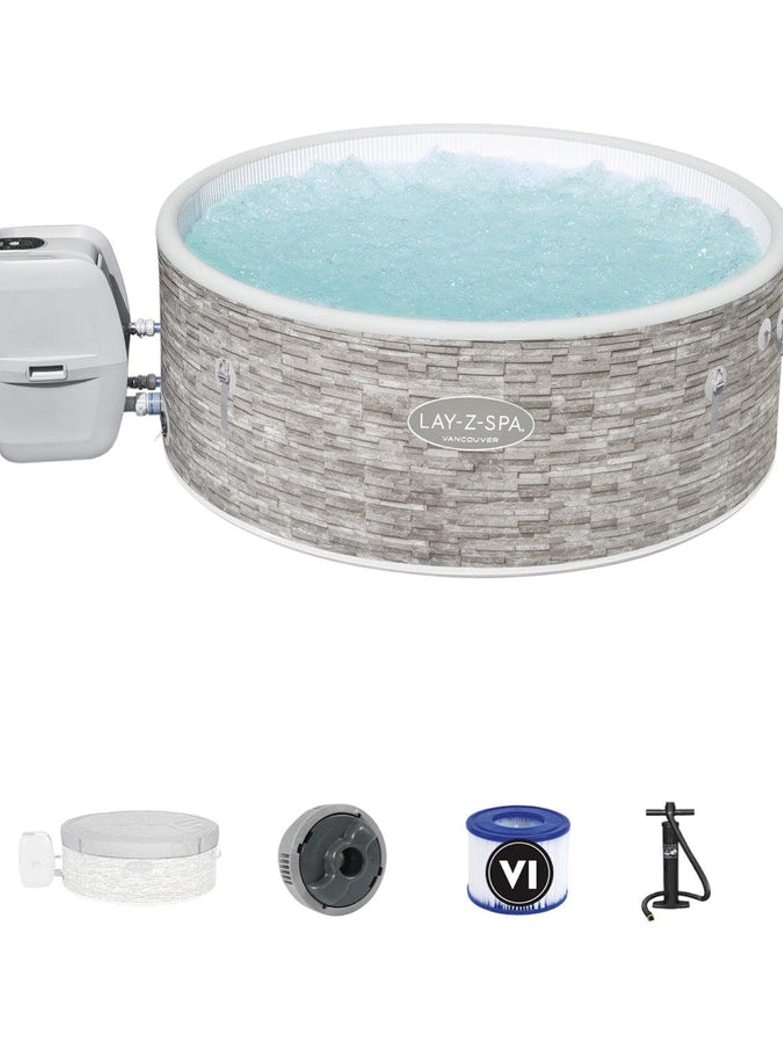 Hot Tub Spa Jacuzzi Inflable Vancouver 5 Personas Bestway 2