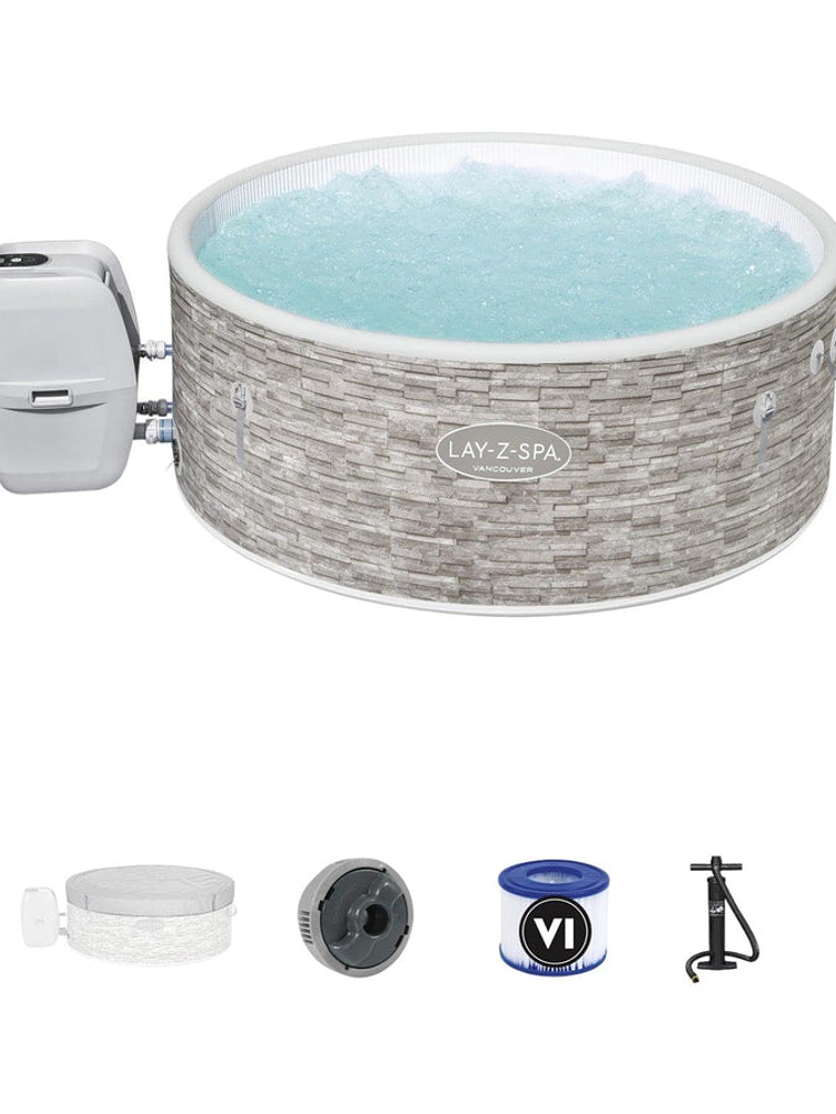 Hot Tub Spa Jacuzzi Inflable Vancouver 5 Personas Bestway 2