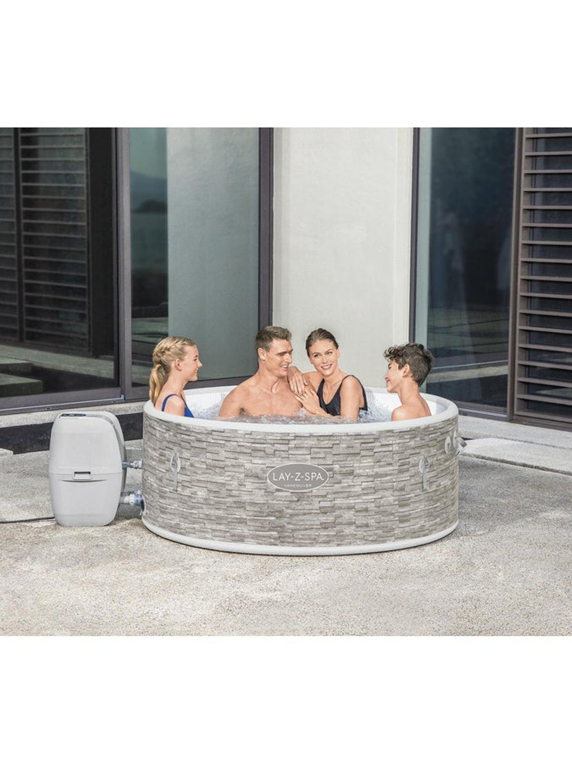 Hot Tub Spa Jacuzzi Inflable Vancouver 5 Personas Bestway 4
