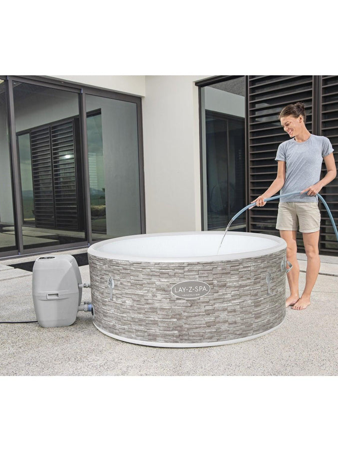 Hot Tub Spa Jacuzzi Inflable Vancouver 5 Personas Bestway 5