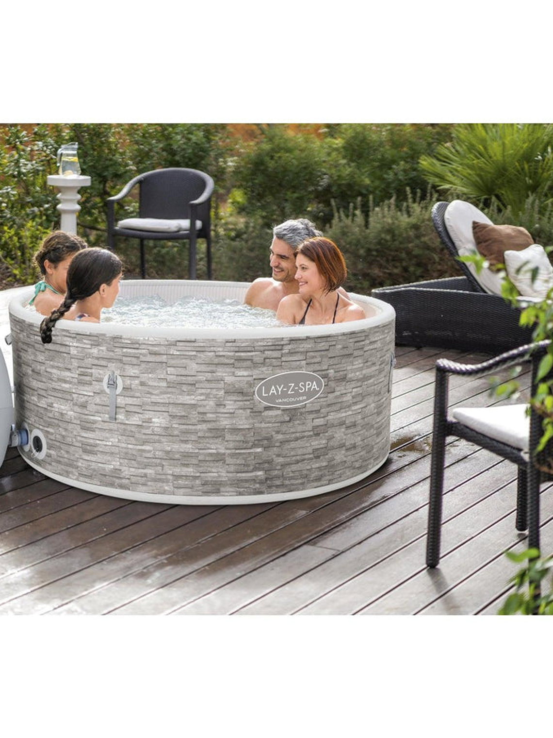 Hot Tub Spa Jacuzzi Inflable Vancouver 5 Personas Bestway 21