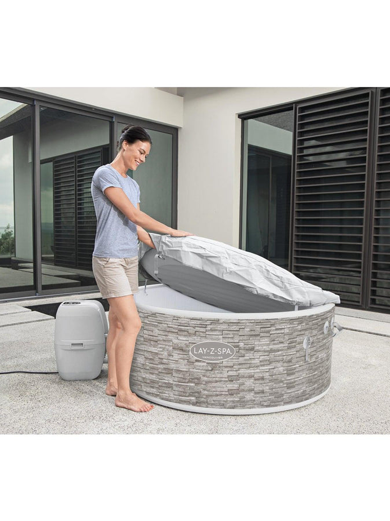 Hot Tub Spa Jacuzzi Inflable Vancouver 5 Personas Bestway 22