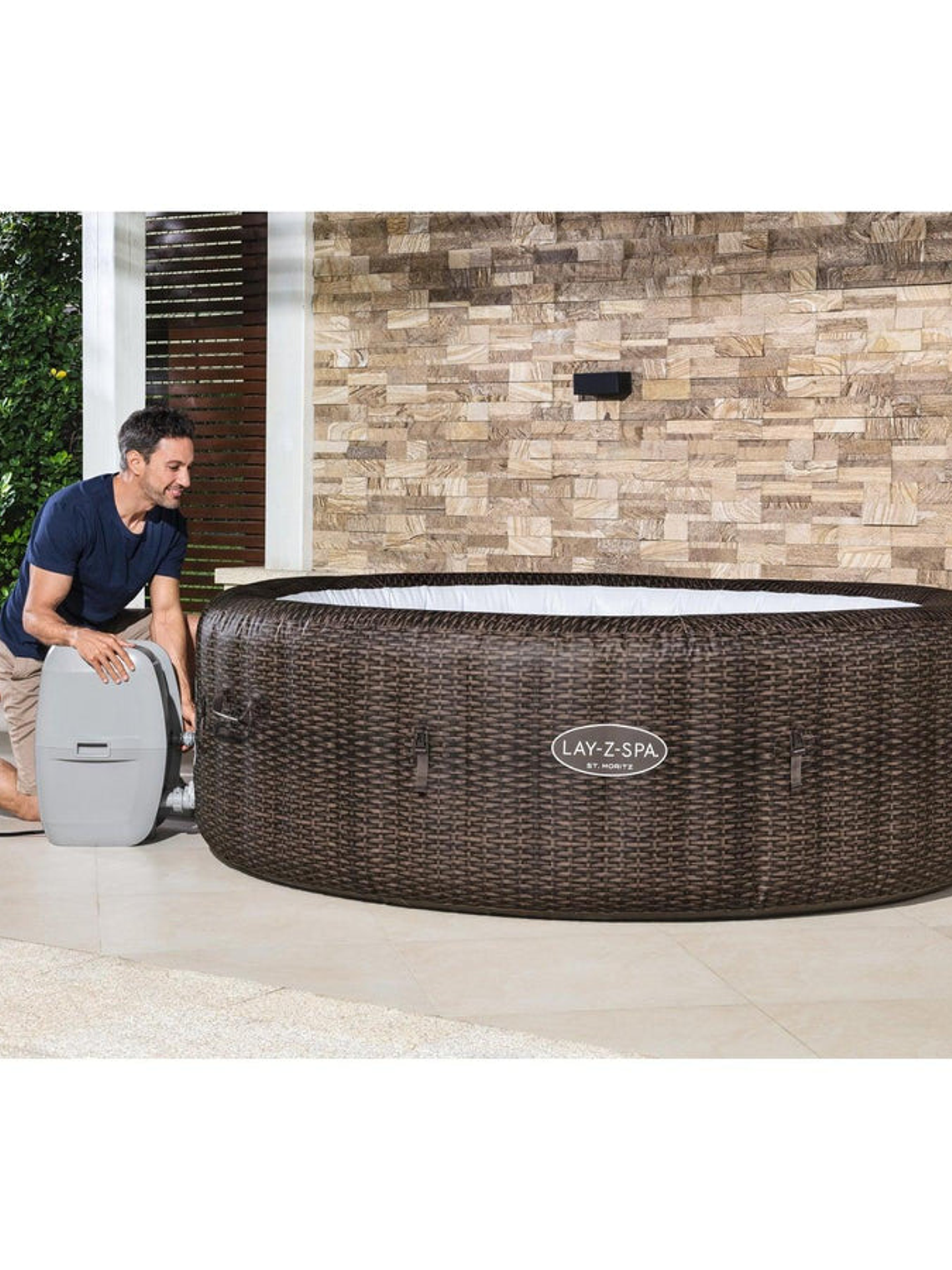 Hot Tub Spa Jacuzzi Inflable St. Moritz 7 Personas Bestway 17