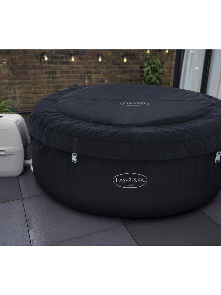 Hot Tub Spa Jacuzzi Inflable Miami 4 Personas Bestway 8