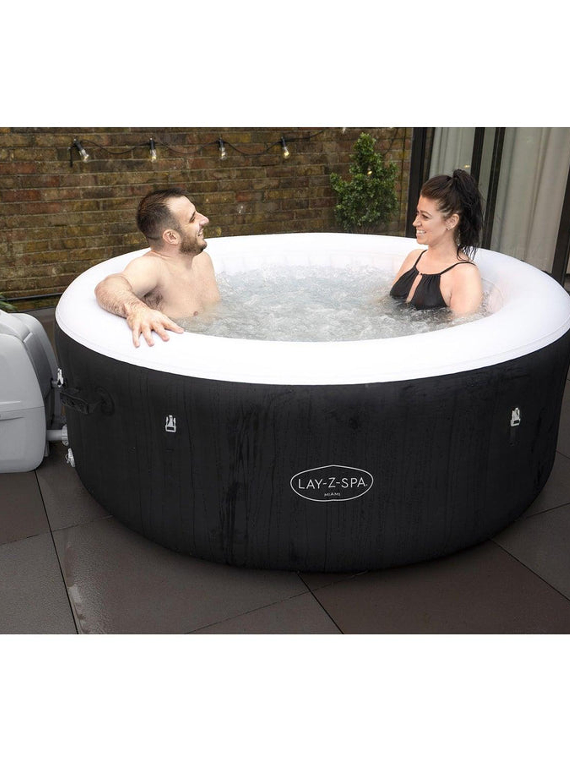 Hot Tub Spa Jacuzzi Inflable Miami 4 Personas Bestway 17