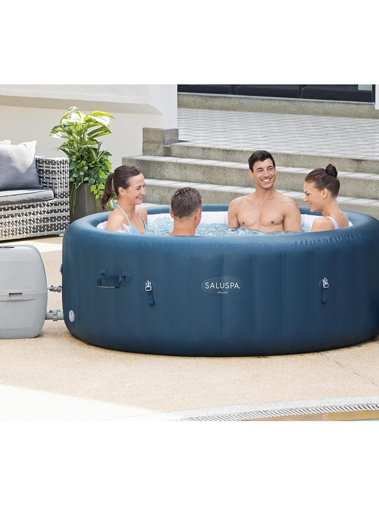Hot Tub Spa Jacuzzi Milan Airjet Plus 6 Personas Bestway 6