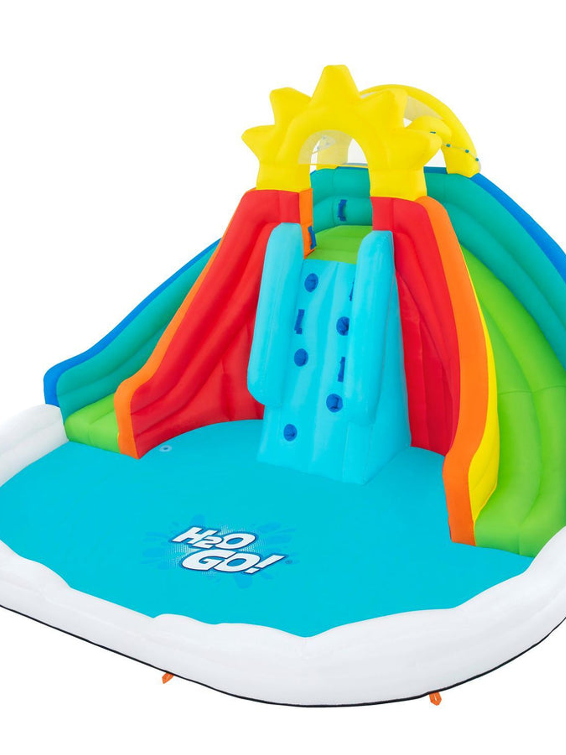 Parque Castillo Tobogan Acuático Inflable 4.50x3.82x2.77m 3