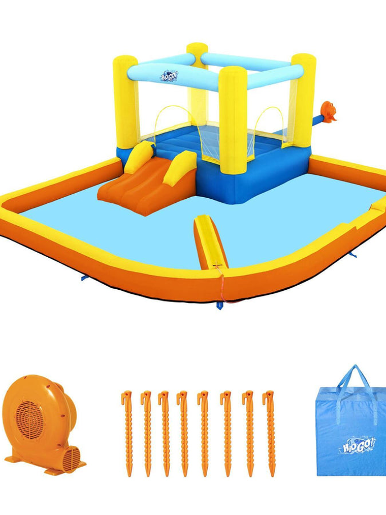 Parque Acuático Inflable Eléctrico 3.65X3.40X1.52M Bestway 3