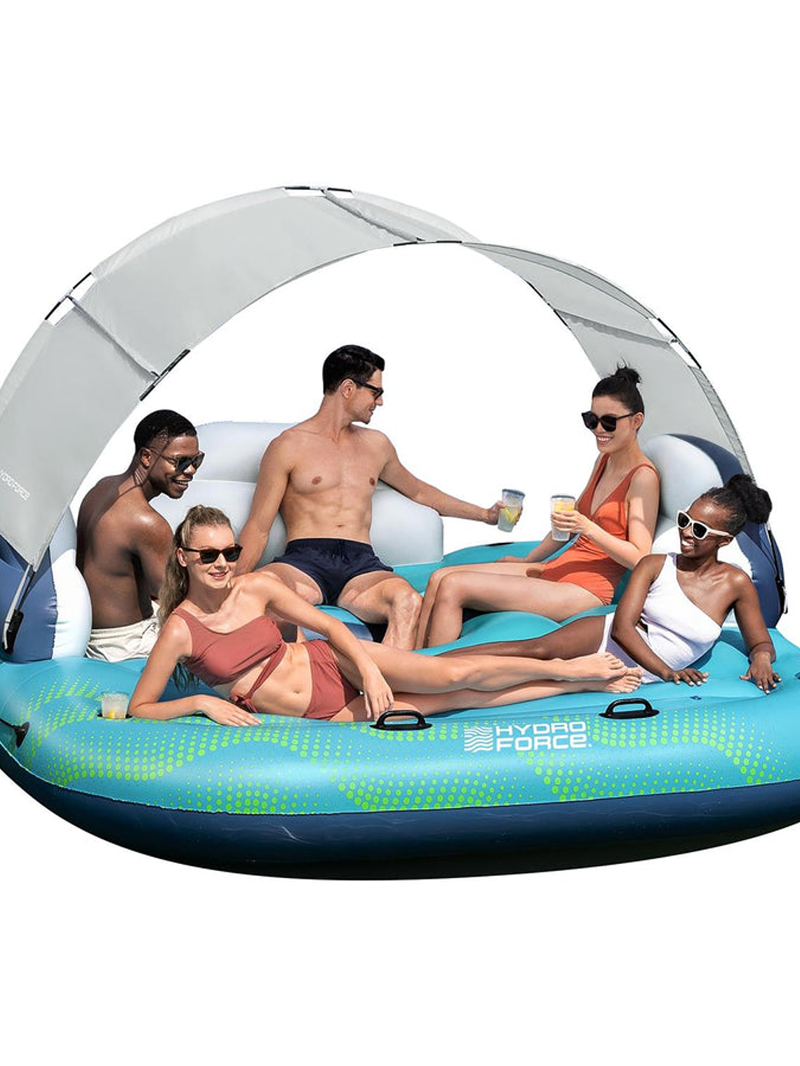 Flotador Isla Con Techo 5 Personas 2.91X.2.65M Bestway 1