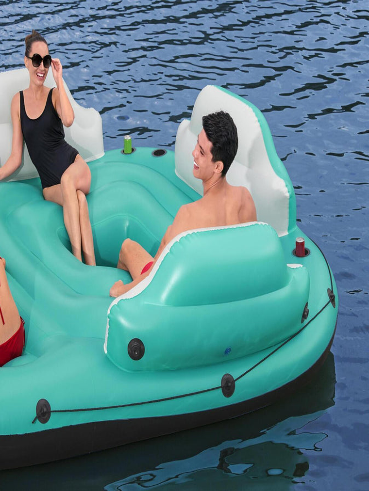 Flotador Isla Con Techo 5 Personas 2.91X.2.65M Bestway 9