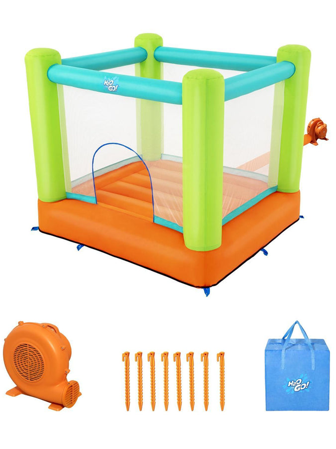 Castillo Saltador Inflable para niños 1.94m x 1.75m x 1.70m 1