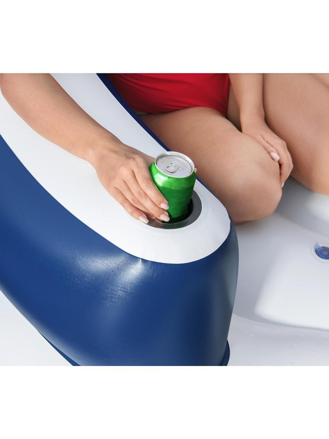 Flotador Isla con respaldo 4 personas 2.56mx2.56m Bestway 3