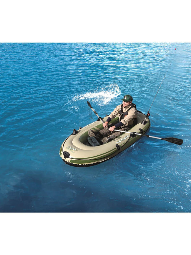 Bote Inflable Con Remos Voyager 300 2.43X1.02M Bestway 3