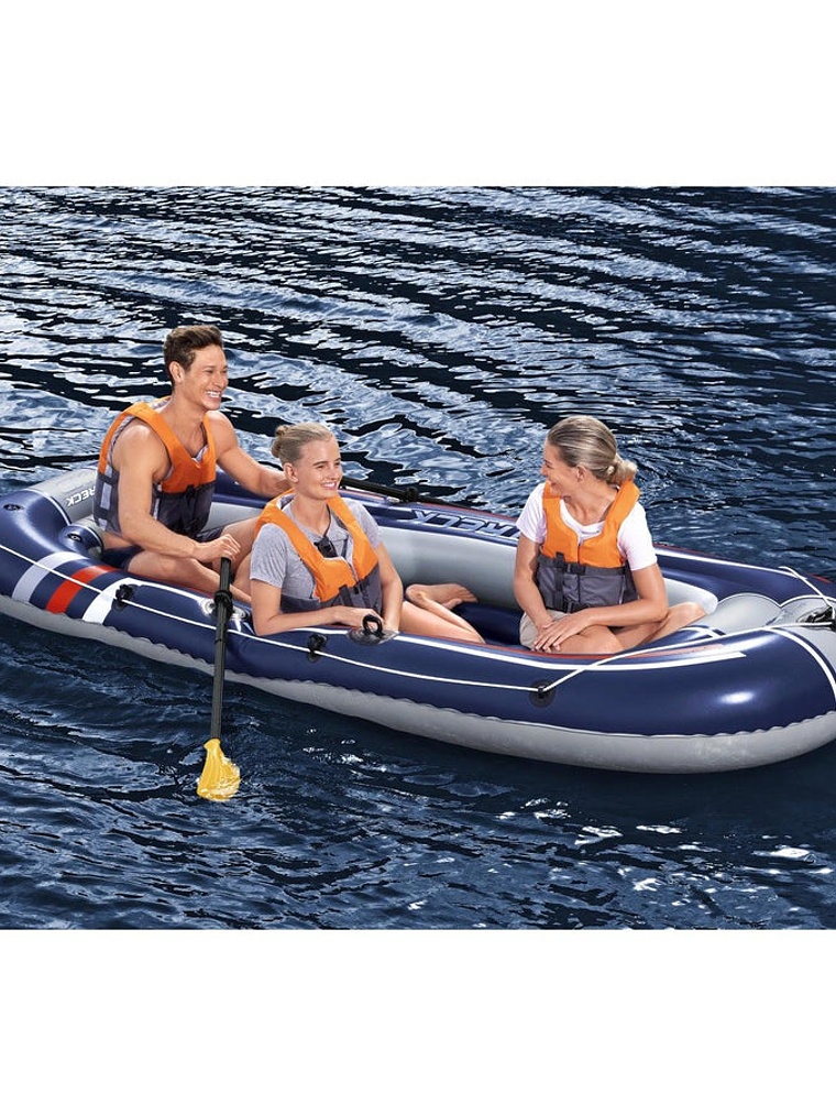 Bote Inflable Con Remos E Infl Treck X3 3.07MX1.26M Bestway 13