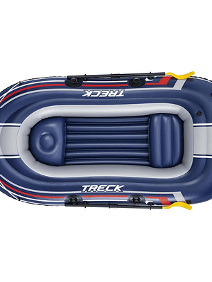 Bote Inflable Con Remos E Inflador Treck X2 2.55X1.27M Bestway