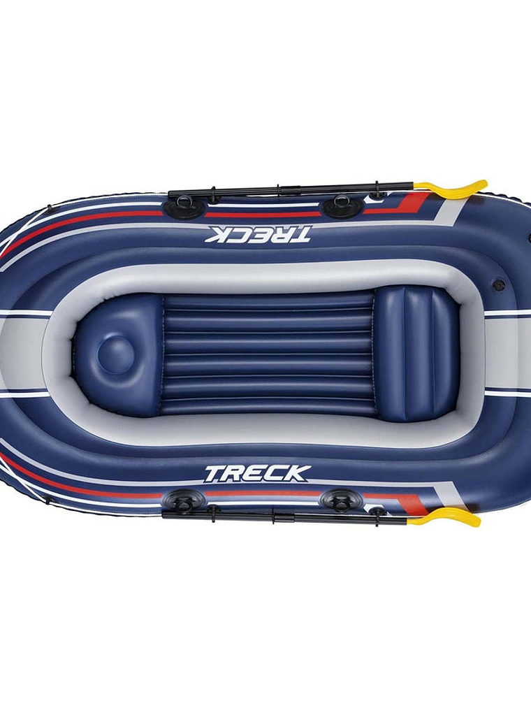Bote Inflable Con Remos E Inflador Treck X2 2.55X1.27M Bestway 1