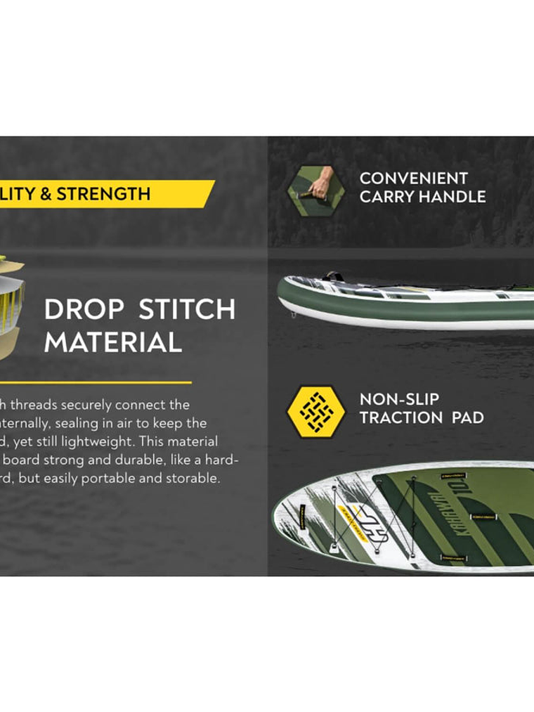 Stand Up Paddle Inflable Kahawai Set 310x86x15cm Bestway 9