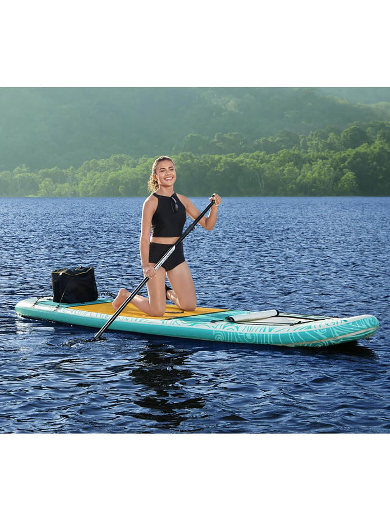Stand Up Paddle Inflable Set con ventana 340x89x15cm Bestway 12