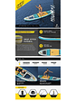 Stand Up Paddle Inflable Set con ventana 340x89x15cm Bestway - Miniatura 17
