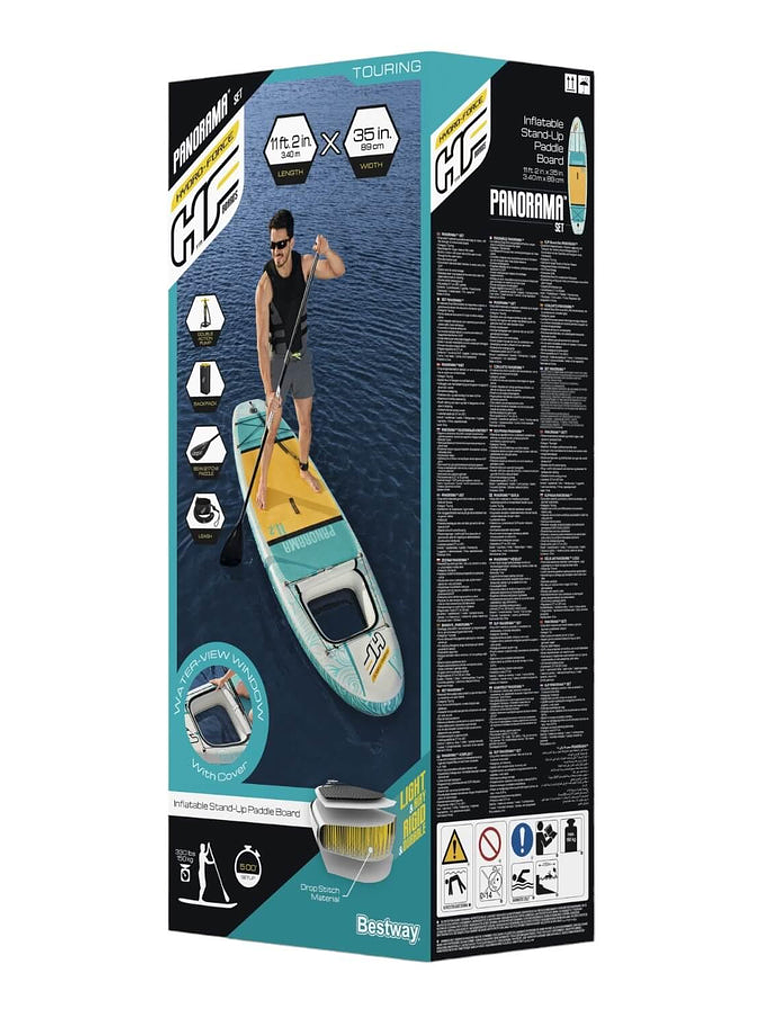 Stand Up Paddle Inflable Set con ventana 340x89x15cm Bestway 19