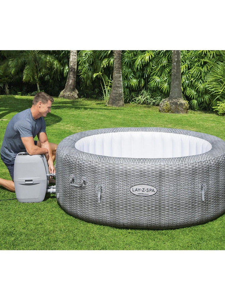Hot Tub Spa Jacuzzi Inflable Honolulu 6 Personas Bestway 4
