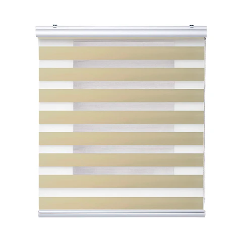 Cortinas Roller Duo Jaspeado Premium Beige