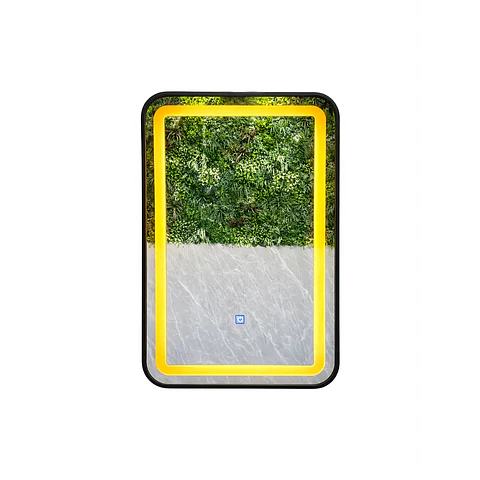 Espejo LED Rectangular L05 Black 40x60 cm