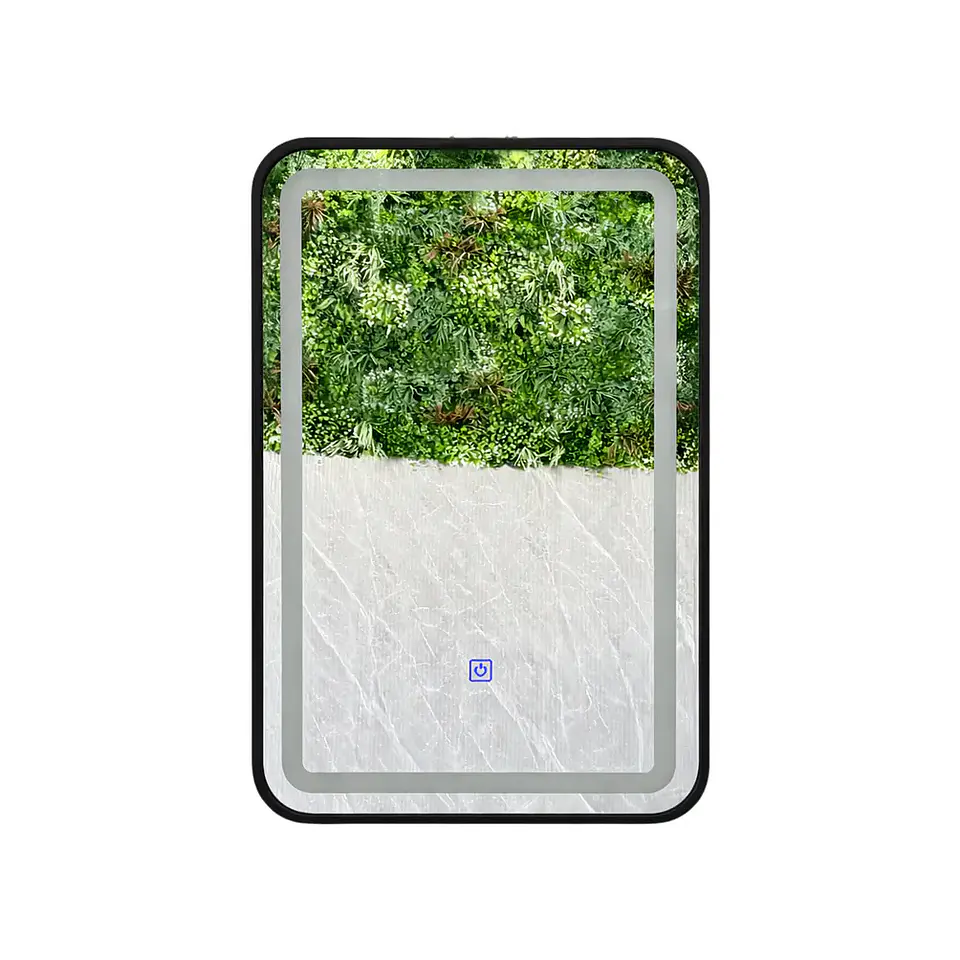 Espejo LED Rectangular L05 Black 50x70 cm 1