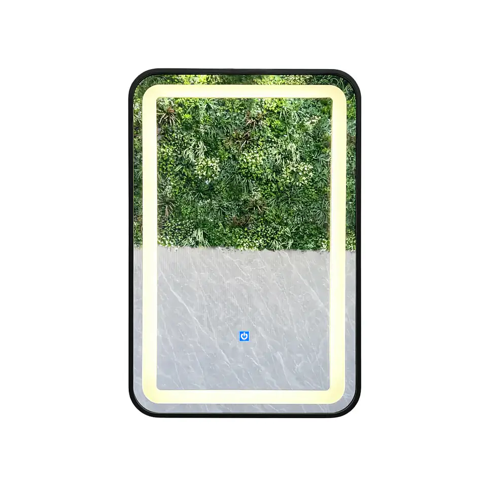 Espejo LED Rectangular L05 Black 50x70 cm 2