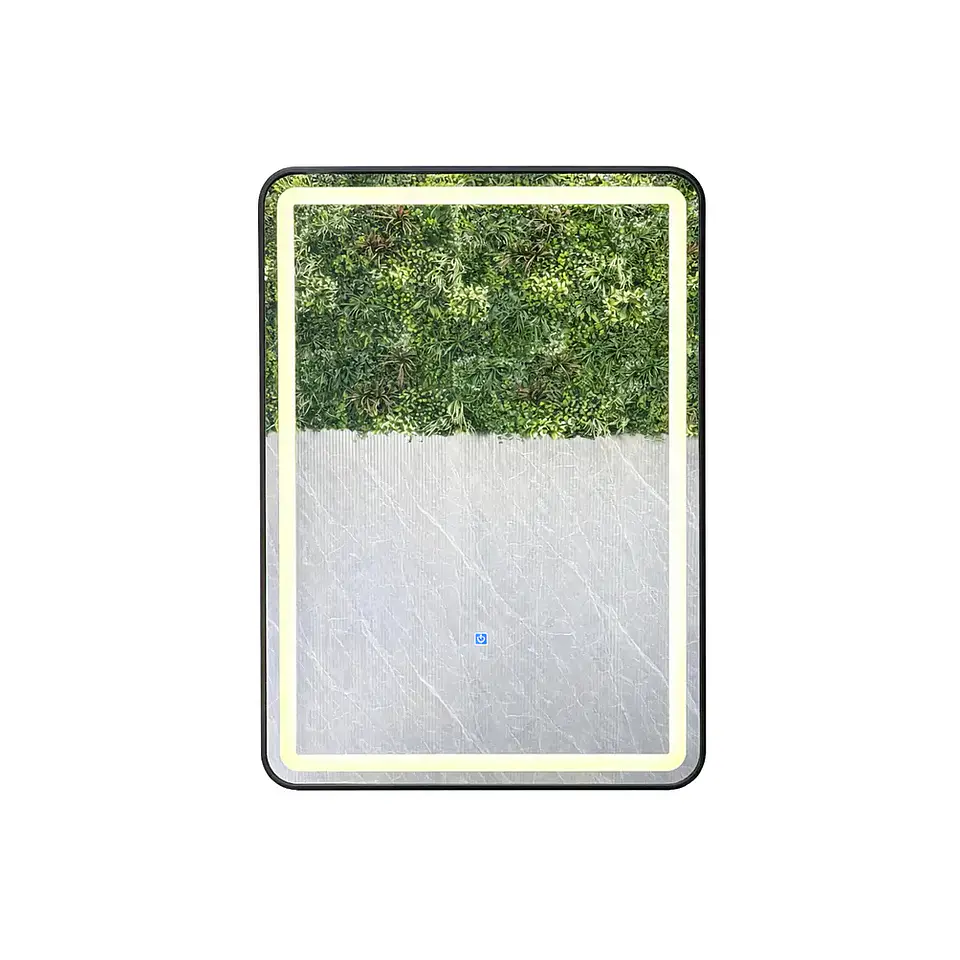 Espejo LED Rectangular L05 Black 60x80 cm 2