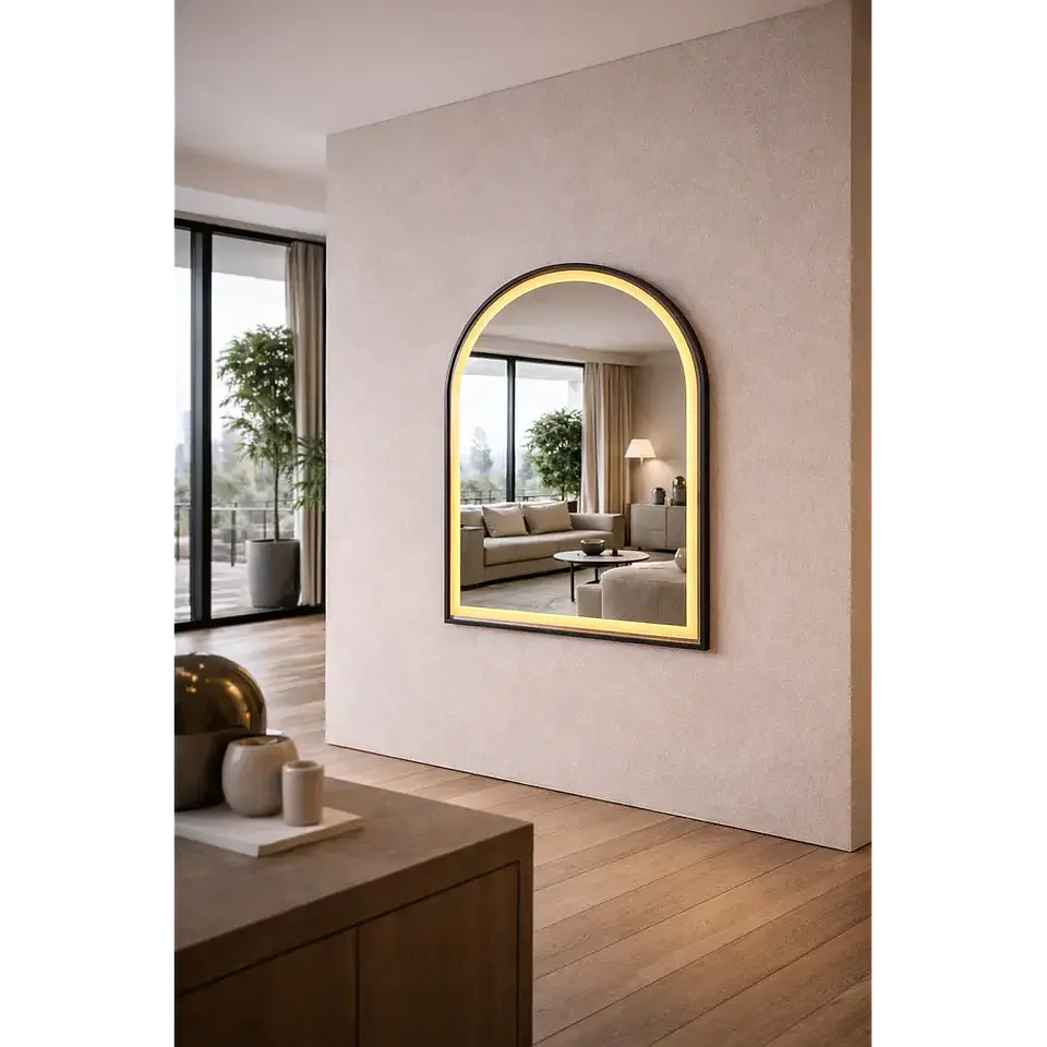 Espejo LED Arco L06 Black 50x70 cm 4