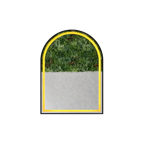 Espejo LED Arco L06 Black 50x70 cm