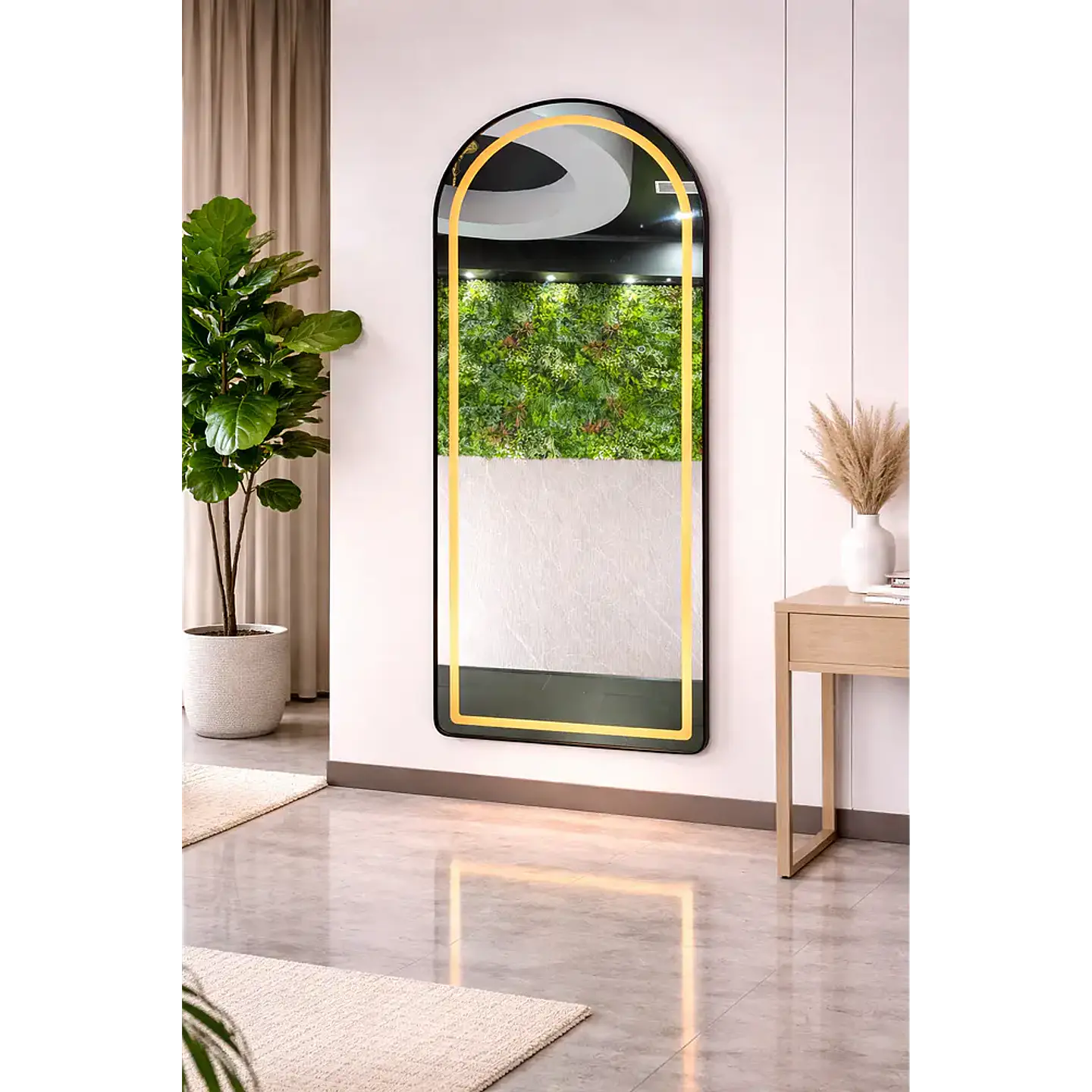 Espejo Cuerpo Entero Led L06 Black 70x150 cm 1