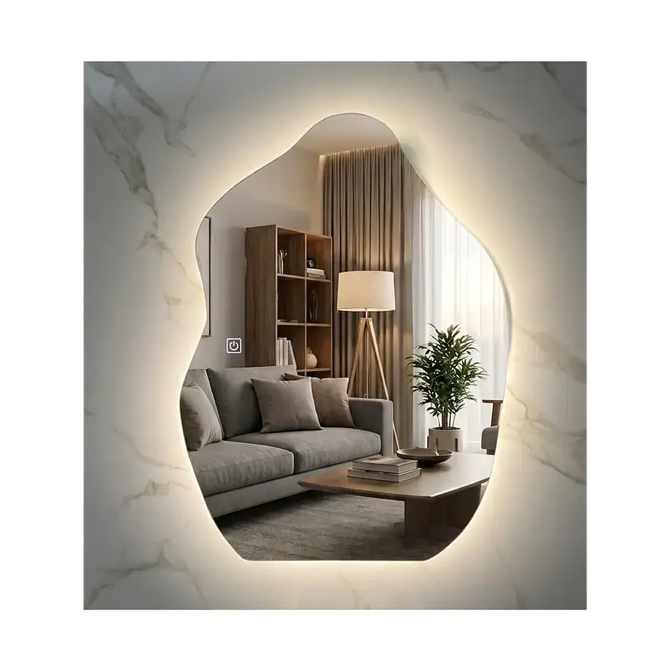 Espejo LED Irregular Sin Marco 70x90 cm 2