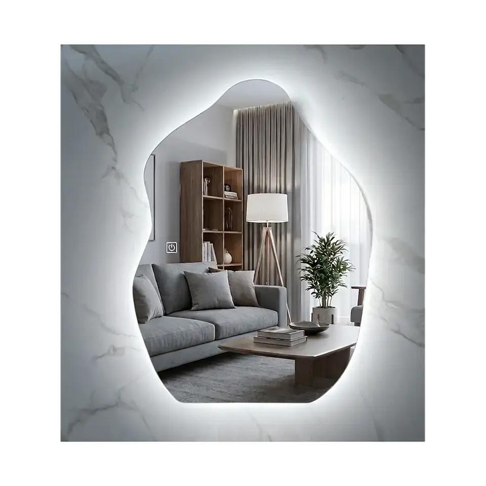 Espejo LED Irregular Sin Marco 70x90 cm 3