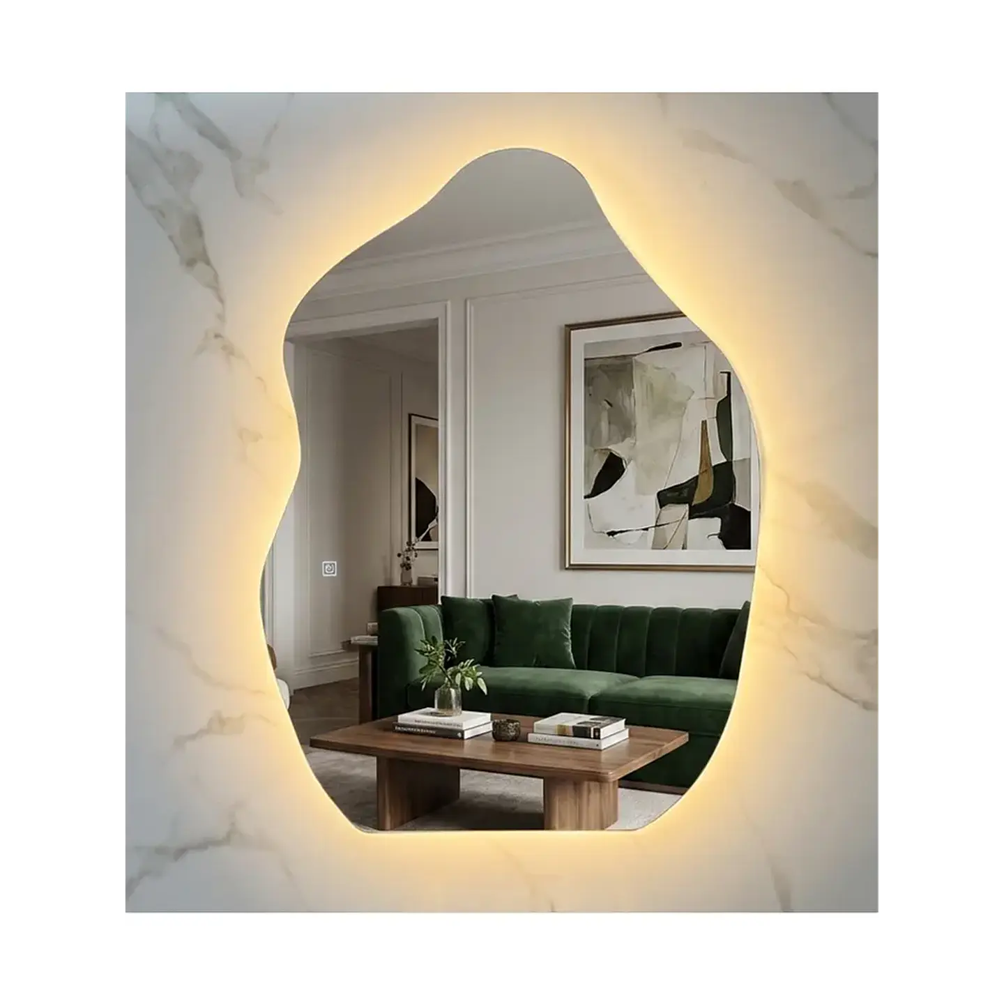 Espejo LED Irregular Sin Marco 70x90 cm 4