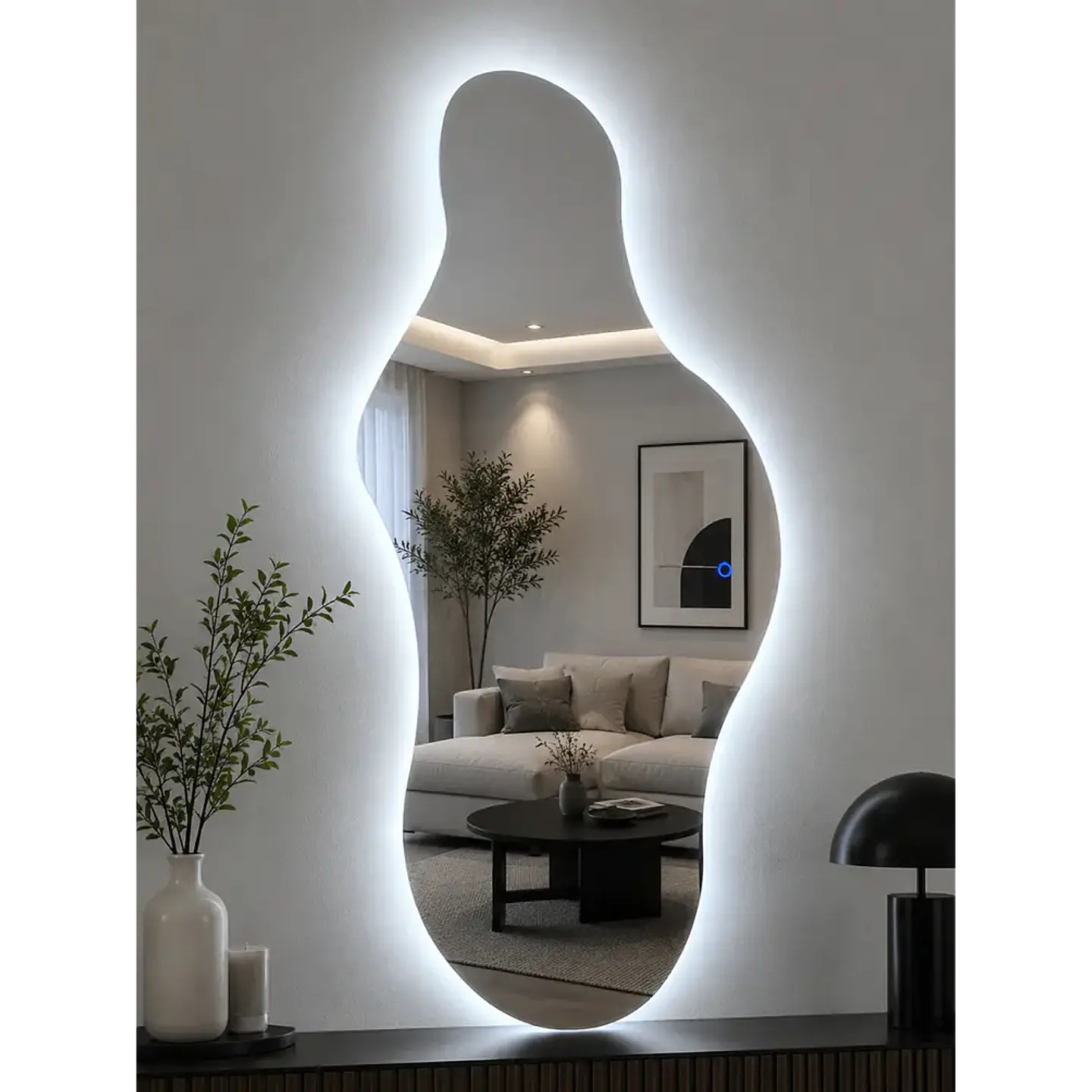 Espejo Led Irregular L13 Sin Marco 70x150cm 2
