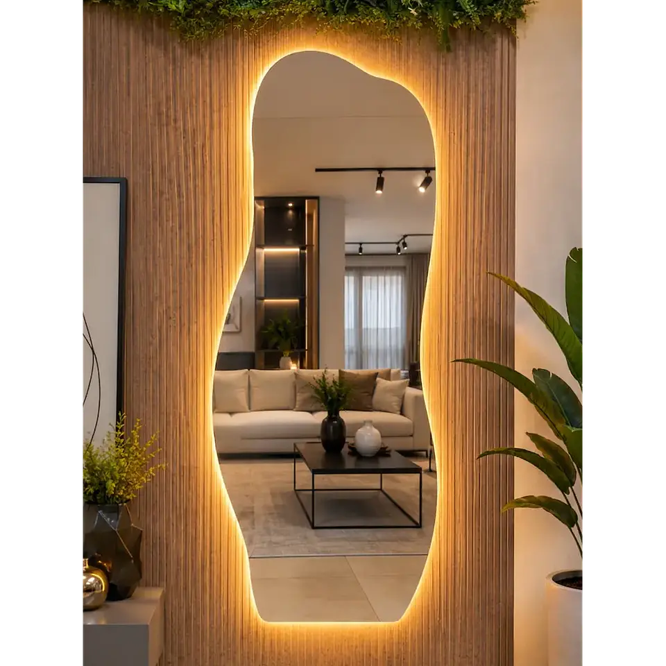 Espejo Led Irregular L10 Sin Marco 70x180 cm 4