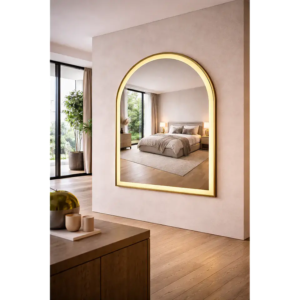Espejo LED Arco L06 Golden 70x90 cm 4