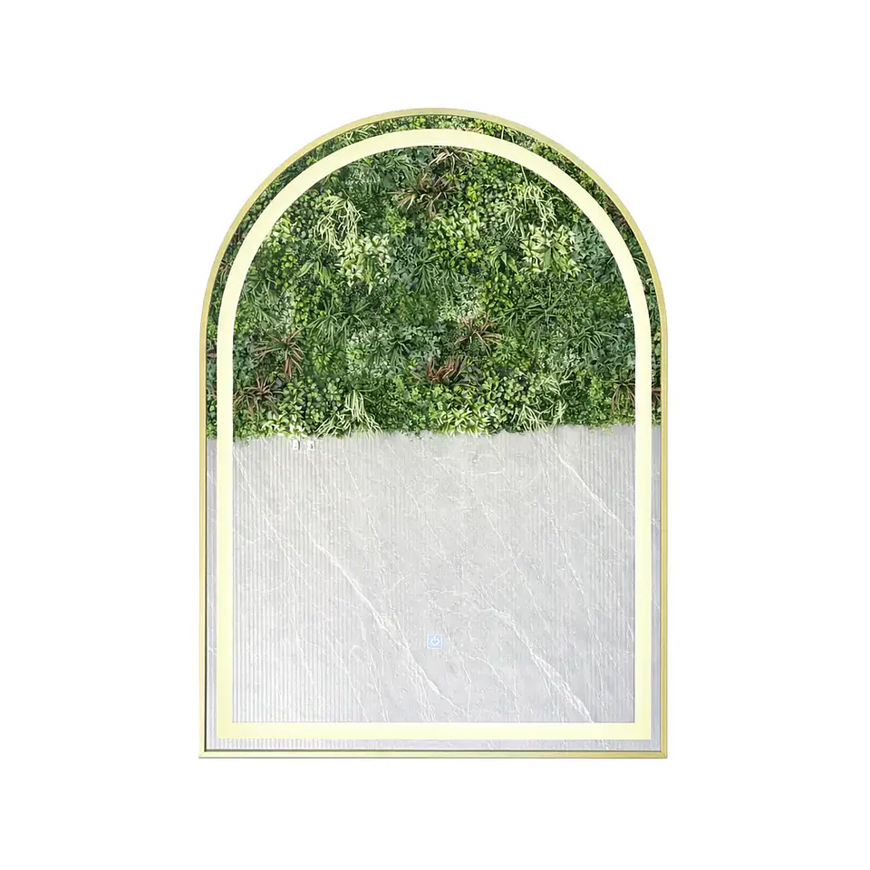 Espejo LED Arco L06 Golden 70x90 cm 2
