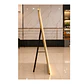 Espejo Cuerpo Entero De Pedestal Con Marco Negro 70x150 Cm - Miniatura 1