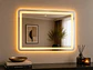 Espejo LED Rectangular Sin Marco 80x60 cm - Miniatura 2