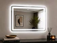 Espejo LED Rectangular Sin Marco 80x60 cm - Miniatura 3