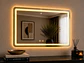 Espejo LED Para Baño Desempañante Sin Marco 80x60 cm - Miniatura 3